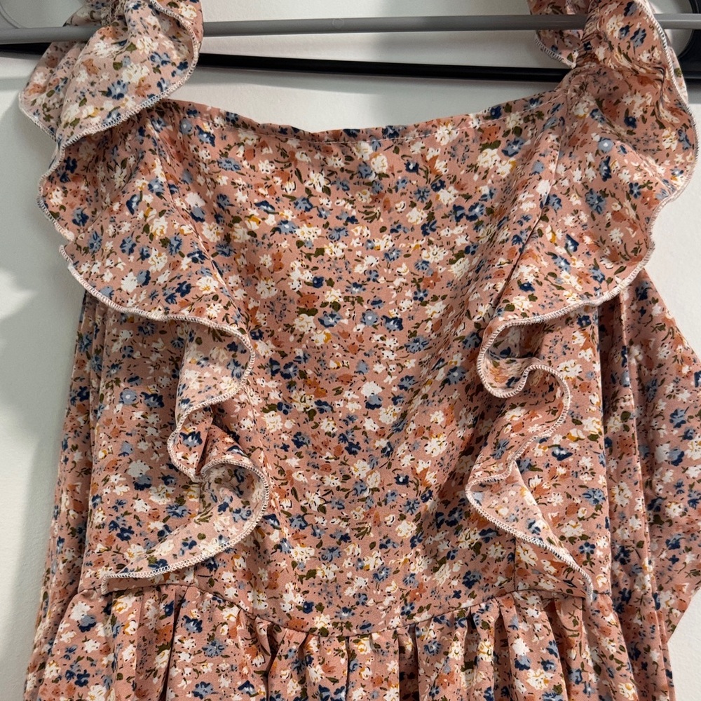 Floral Ruffle Romper - Picture 4 of 4